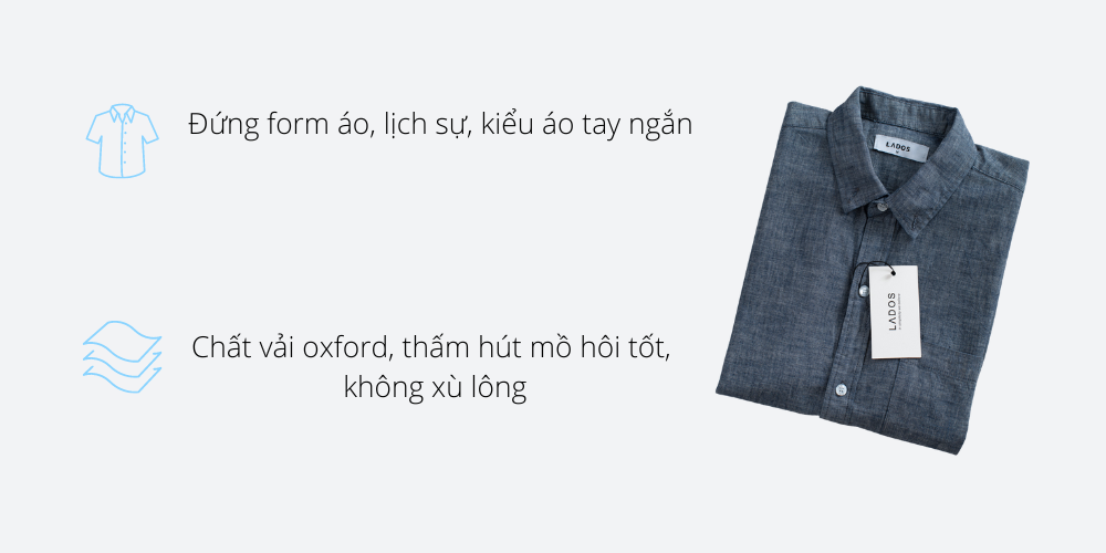 Áo sơ mi tay ngắn in họa tiết cao cấp Lados 8075 #5 Áo sơ mi tay ngắn in họa tiết cao cấp Lados 8075